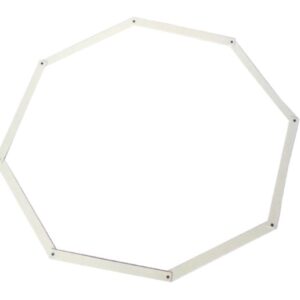 Octagono de coordinación con varillas de 45cm en P