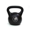 Pesa rusa Kettlebell 18 kg  PVC  Negro