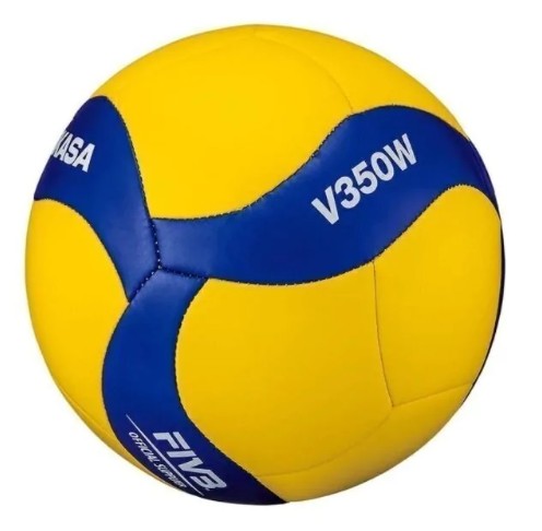 Vóley MIKASA V350W  cuero tratado